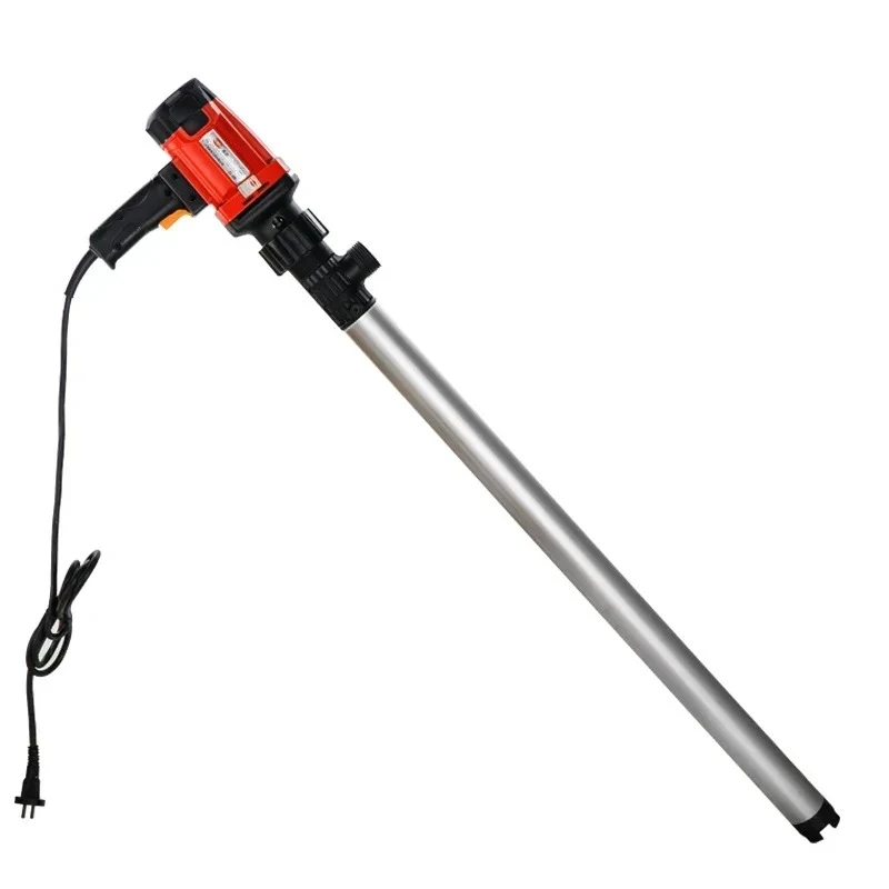 New Small Portable 220V Electric Hand Barrel Pump1300W Six-speed Vertical Oil Pump Diesel Oil Drum With Electric Oil Pump