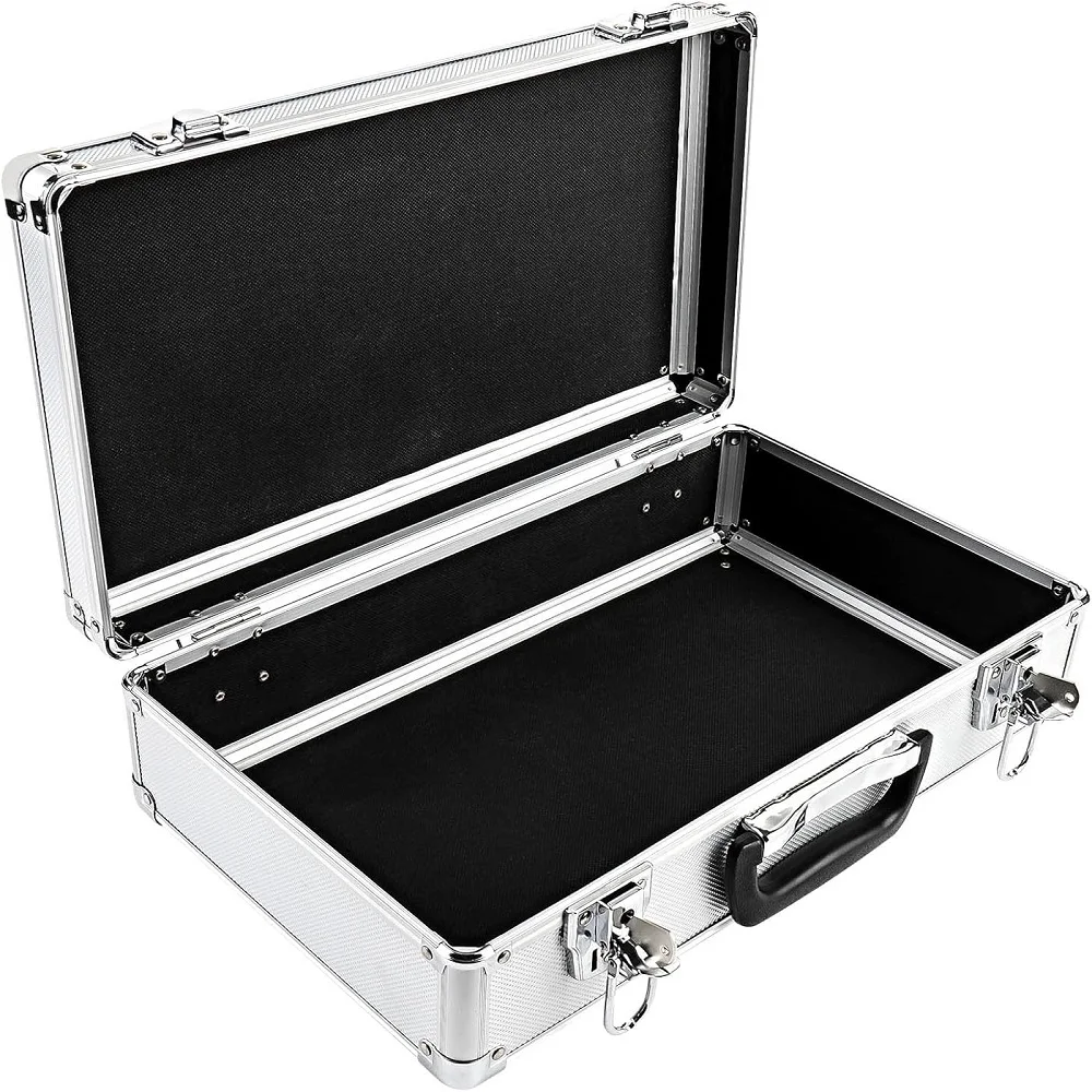 Large Hard Aluminium Flight Case Lockable Tool Camera Gun Storage Carry Box