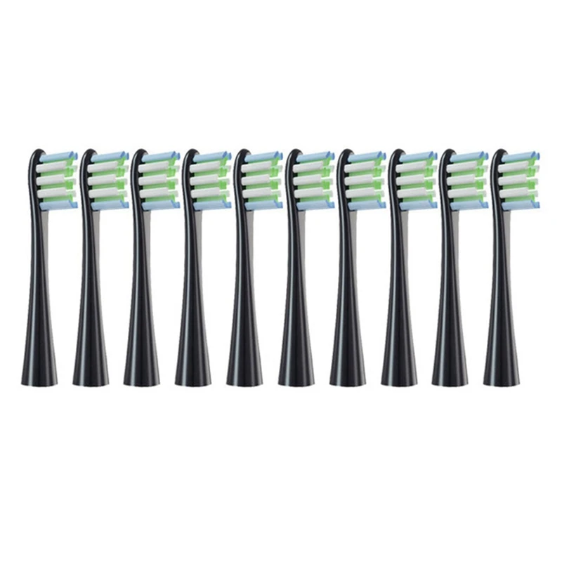 10PCS Replacement Brush Heads For Oclean Flow/X/ X PRO/F1/ One/ Air 2 Electric Toothbrush Dupont Soft Bristle Nozzles D