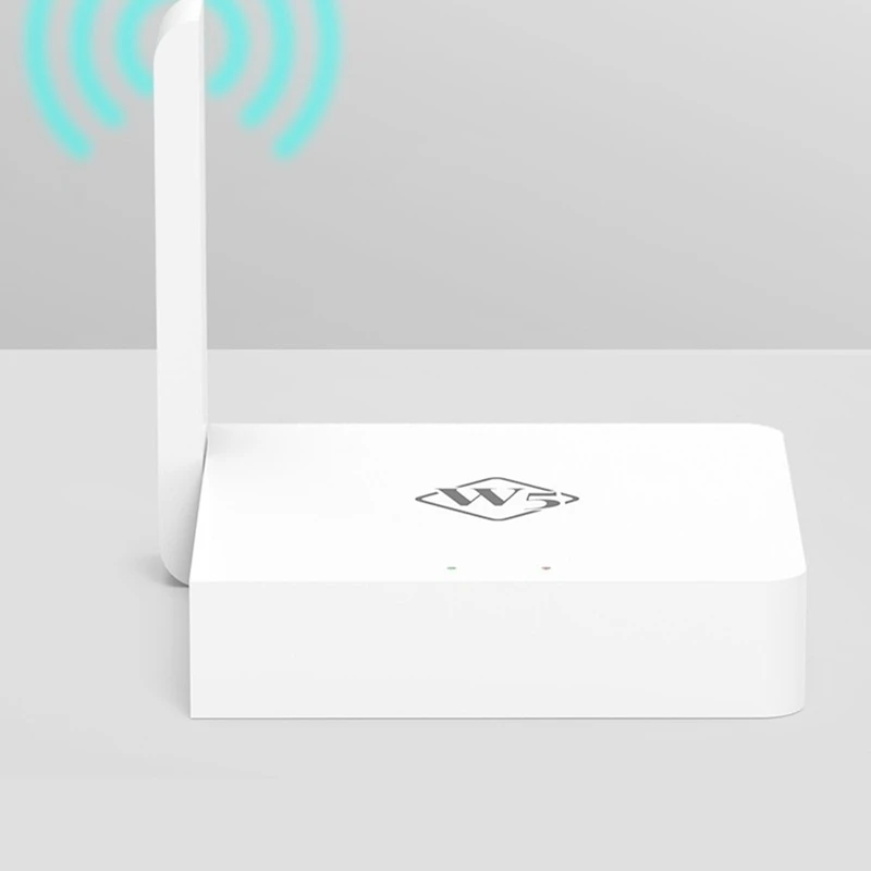 W5 Tuya Wireless Gateway Zigbee+Bluetooth Hub Multi-Mode Enhanced Version Can Access 128+Sub Devices 100M