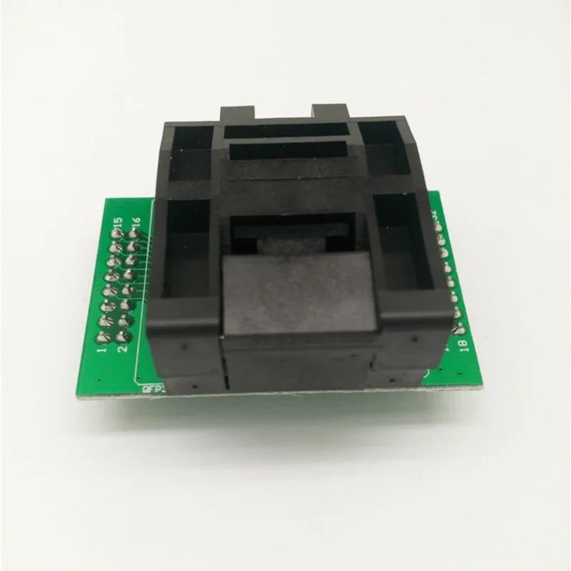 QFP32 Flip Cover Shell Split Test Seat Burning Seat 0.5 Spacing IC51-0324-805 Programming Socket