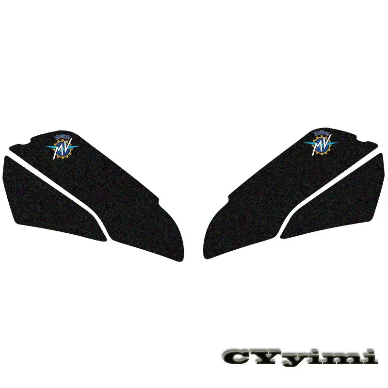 Motorcycle fuel tank pad tank grip protection sticker  knee grip side applique for MV AGUSTA F3 675 RC 800 AGO RC