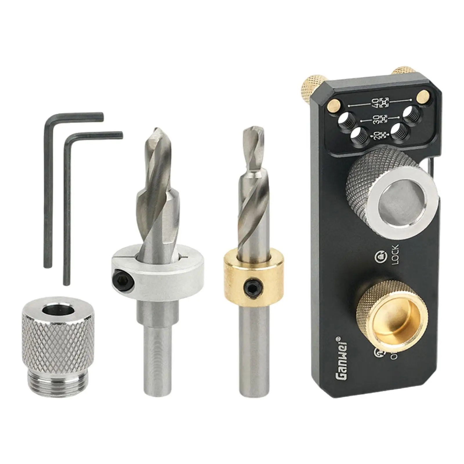 Guide de Profilés en Aluminium avec Perceuse M6 M8, Précis et Haute Performance