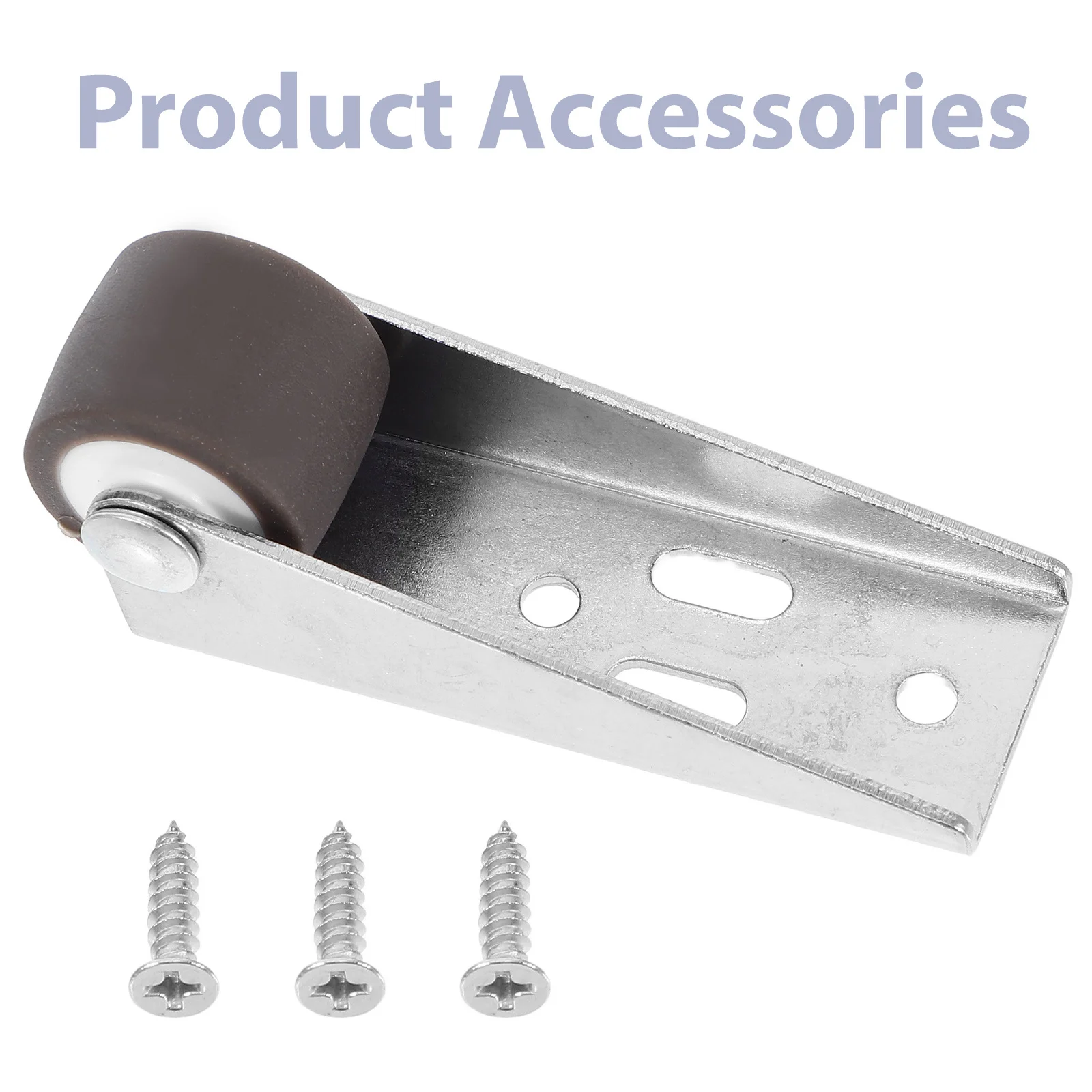 4 قطعة 0.8 بوصة المطاط كتم عجلات انزلاق الباب دعم عجلة عدم الانزلاق استبدال خزانة باب الحظيرة بكرات الأثاث الأجهزة #4