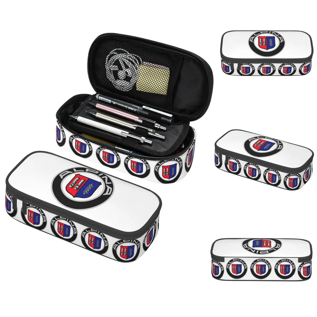 Alpina - Classic Car Logos Pencil Case for Boys Girls Gifts Pen Box Pencil Bag Stationery Supplies Pen Holder Bag