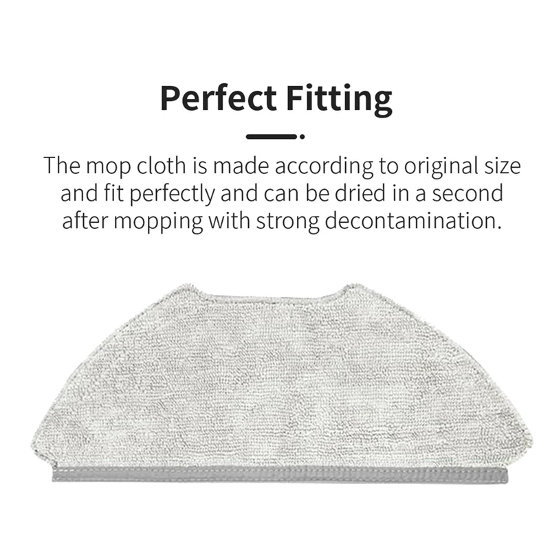 A88M 10 قطعة منصات ممسحة فراغ ل Airrobo T20 جهاز آلي لتنظيف الأتربة استبدال قطع الغيار قابل للغسل ممسحة القماش