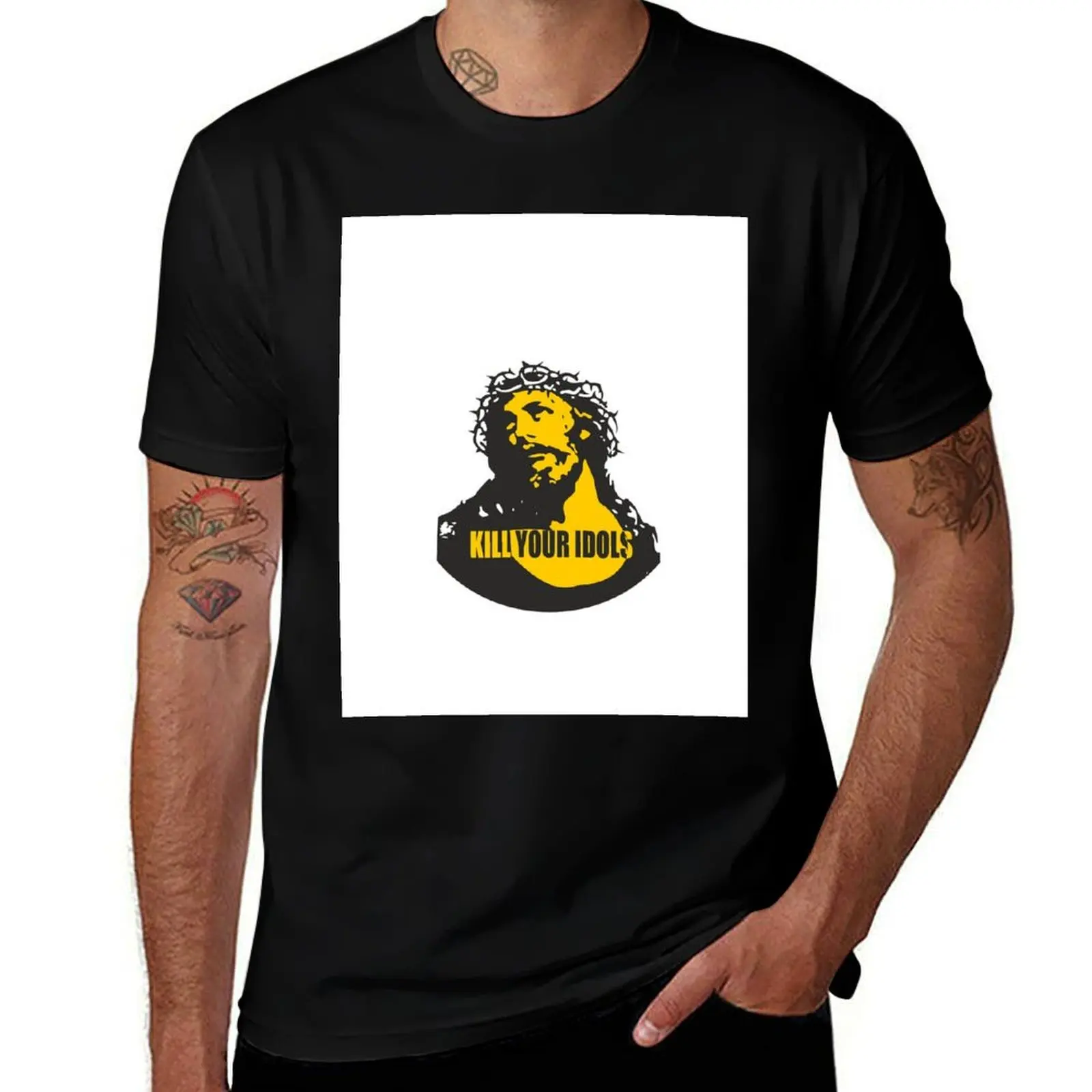 

KILL YOUR IDOLS T-Shirt anime figures korean fashion funny gifts plain t shirts men