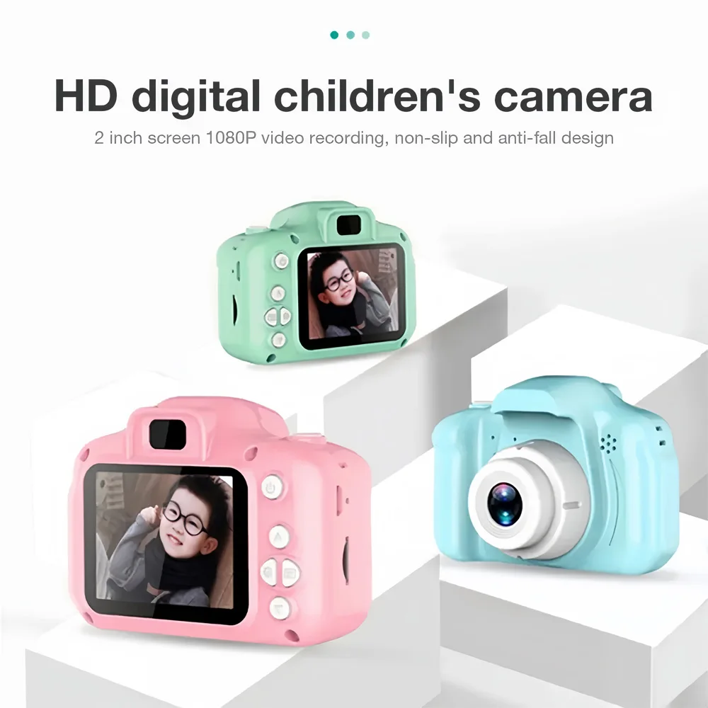 Children\'s Toys Gifts Mini Camera Can Take Photos To Shoot Video 1080p Hd Video Children\'s Camera Cartoon Outdoor Waterproof