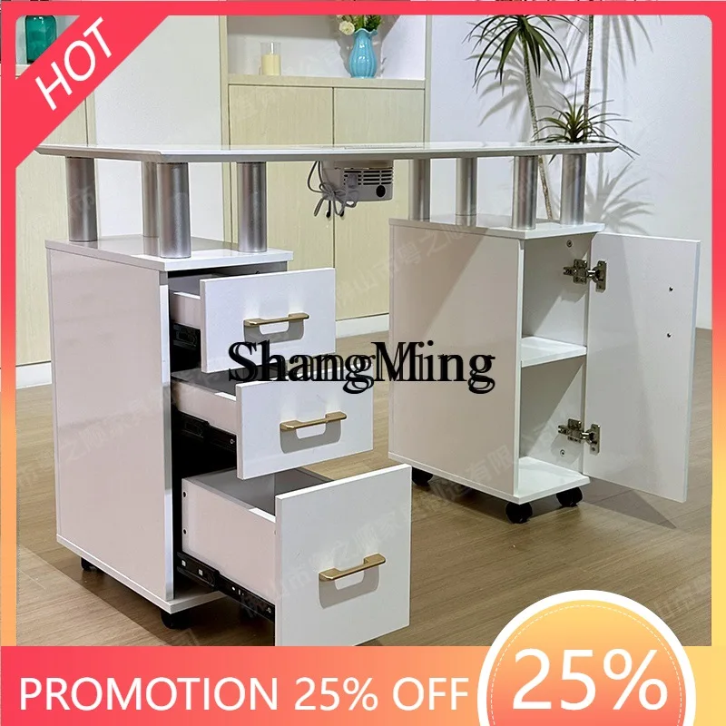 CL Panel Furniture Commercial Household Nail Making Large Capacity Table Nail Art Table