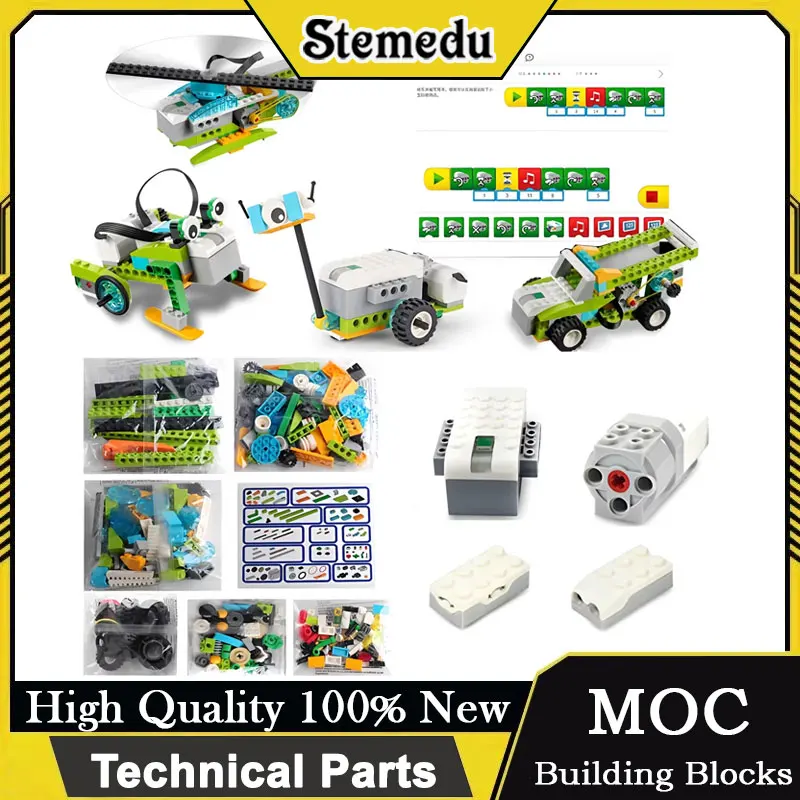 

Robotics 45300 STEM Kit DIY Programmable Electronic Bricks for Kids With BOX Open-Design Learning Toy