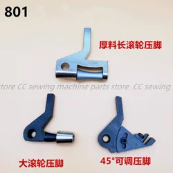 Skiving Leather Machines 801 Spare Parts Long Wheel Presser Foot 1Y-140 Roller Feet For Heavy Industrial Sewing Machine