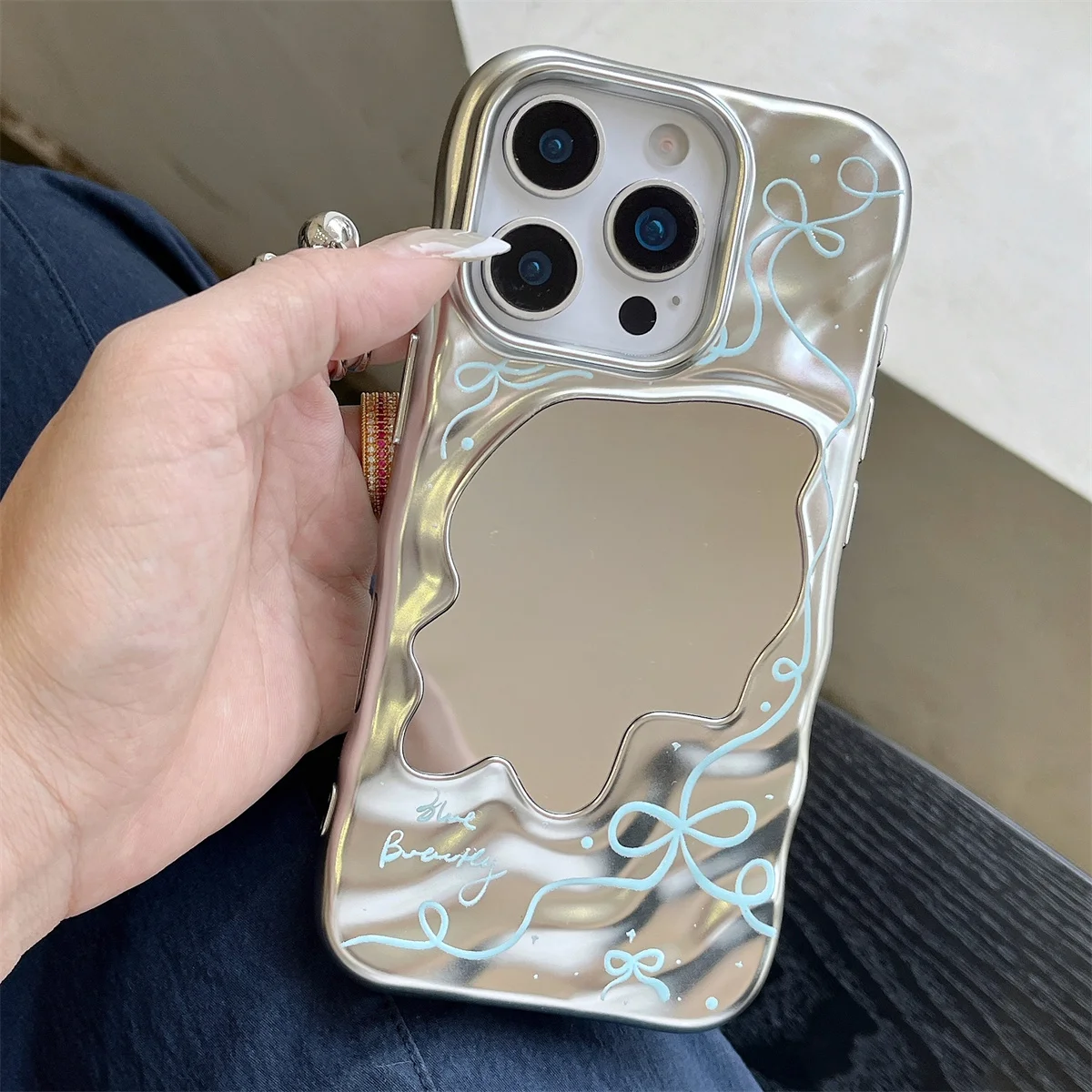 

New HelloKitty Lovely Anti-fall Cover Funda For iPhone 16 15 14 13 Pro Max - Luxury Stylish INS Korean Cute Shockproof Phone Cas