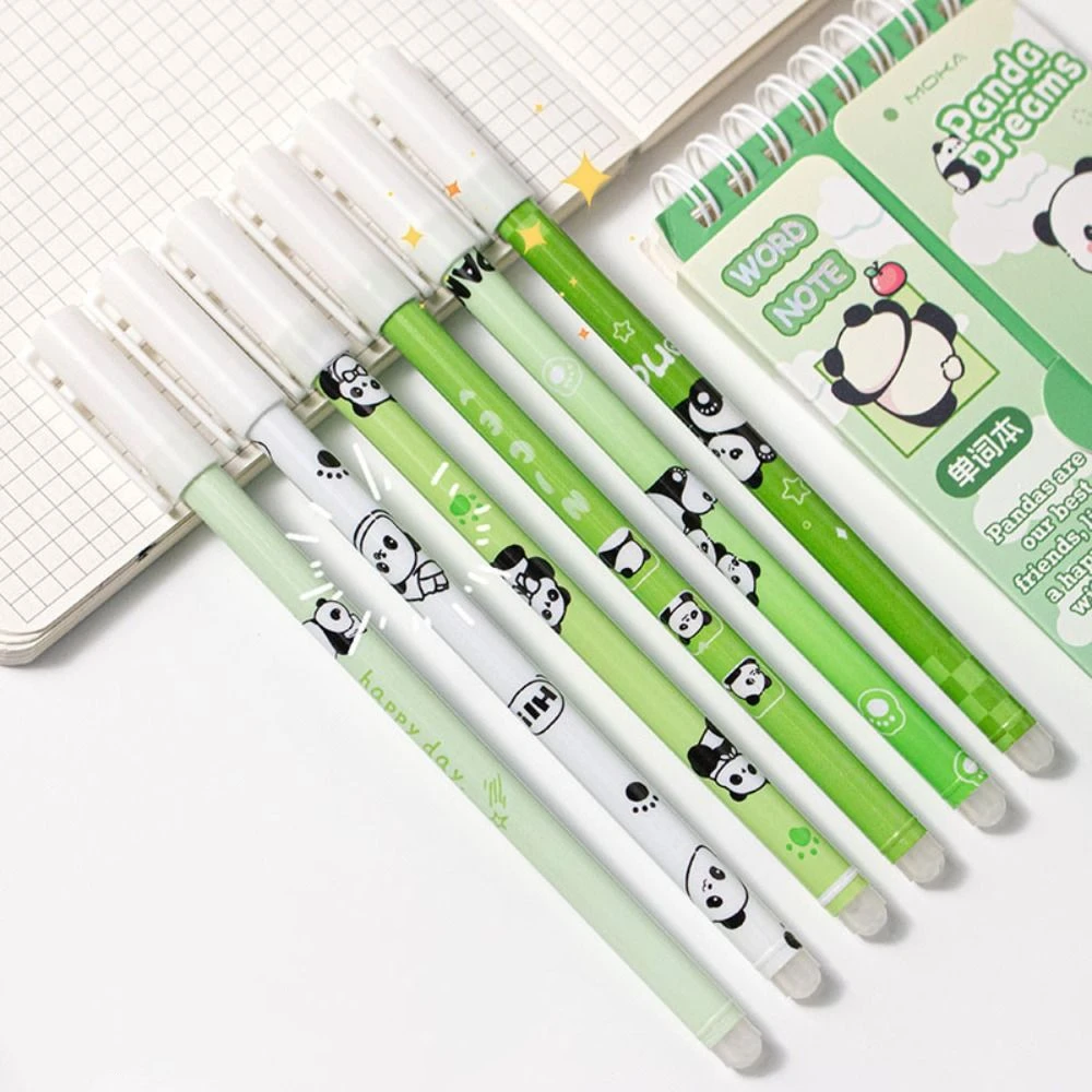 12 Pcs/Set Capybara Pattern Erasable Pen Quick-Drying Blue Ink Writing Smooth Office Accessories Stationery Elegant Pen