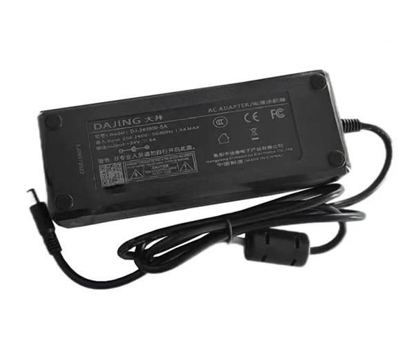 Dajing 24V 6A, Barrel 5.5/2.5mm, IEC C14, DJ-240600-SA Power Adapter