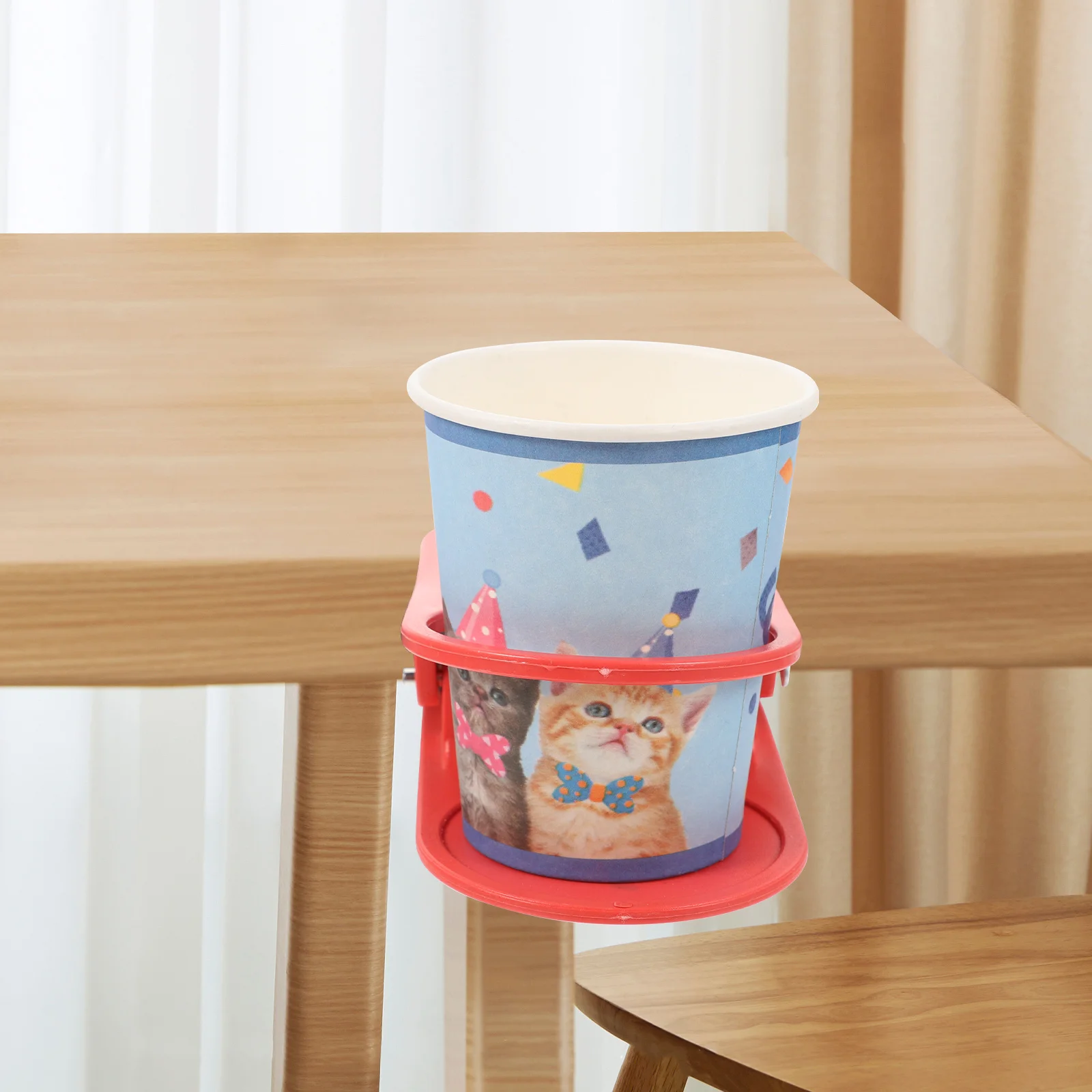 

Clip Strong Grip Beverage Holder Office Home Restaurant Clamp Cup Holder For Desk Cup Clamp For