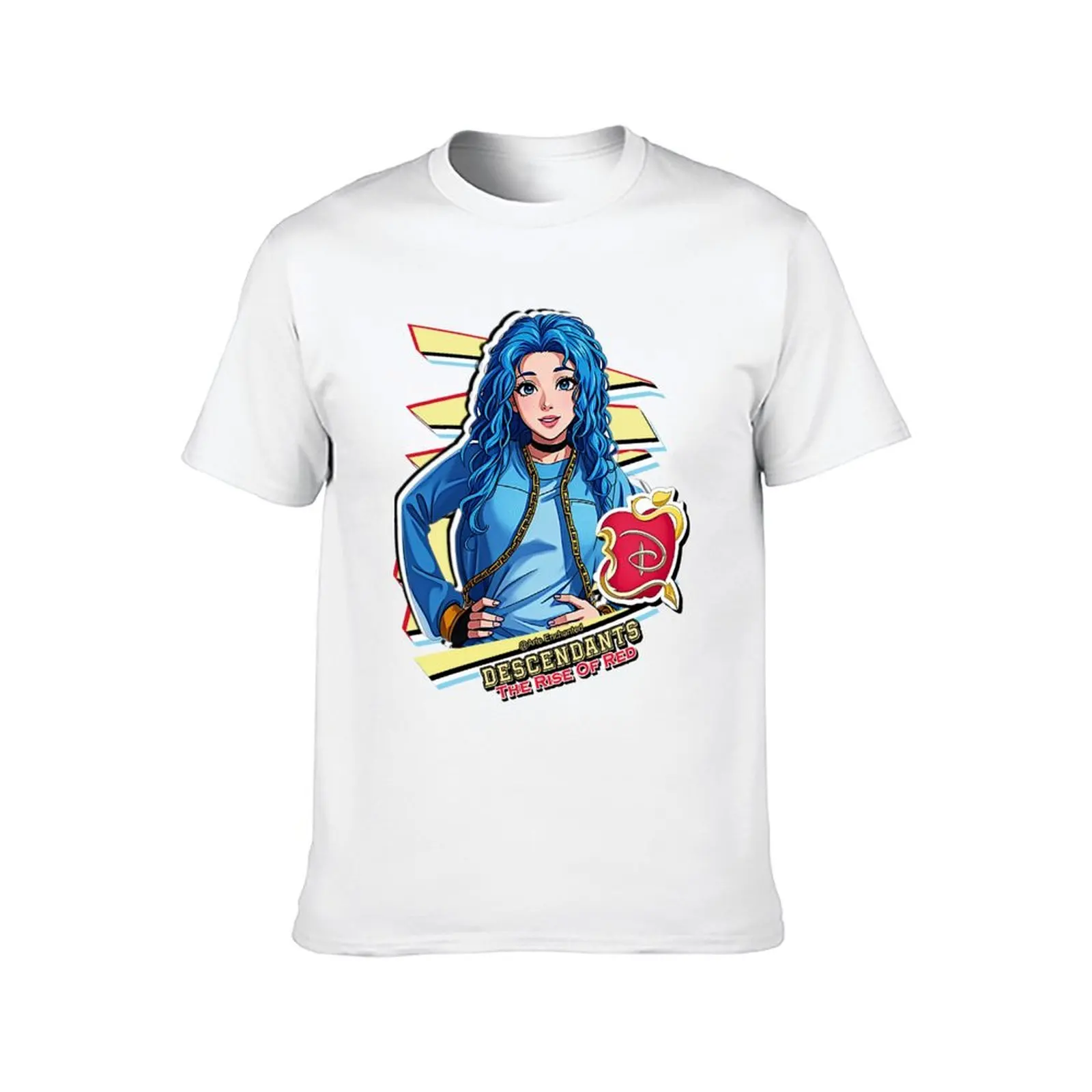 Descendants 4 The Rise Of Red - Malia Baker as Chloe Charming (Anime, Manga Comics, Pop Art Style) T-Shirt