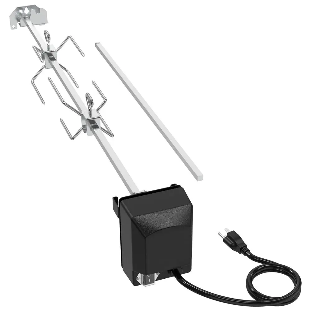 

fire Stainless Steel Rotisserie Kit BBQ Grilling Accessories Replacement for Masterbuilt Gravity 560 and 1050 Series Grills