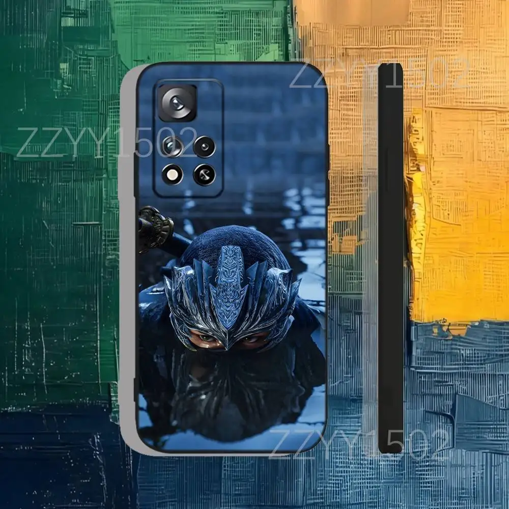 Чехол для телефона N-Ninja G-Gaiden 4 NG4 Ryu для Samsung S25, S24, Ultra, S20, S30, Plus, S22, S23, Ultra, Plus, 5G, черный силиконовый мягкий