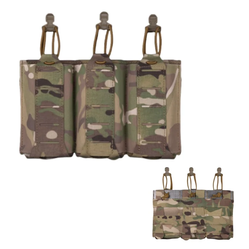 

Outdoor Triple Magazine Pouch | Bungee Retention System | MOLLE-Compatible Organizer