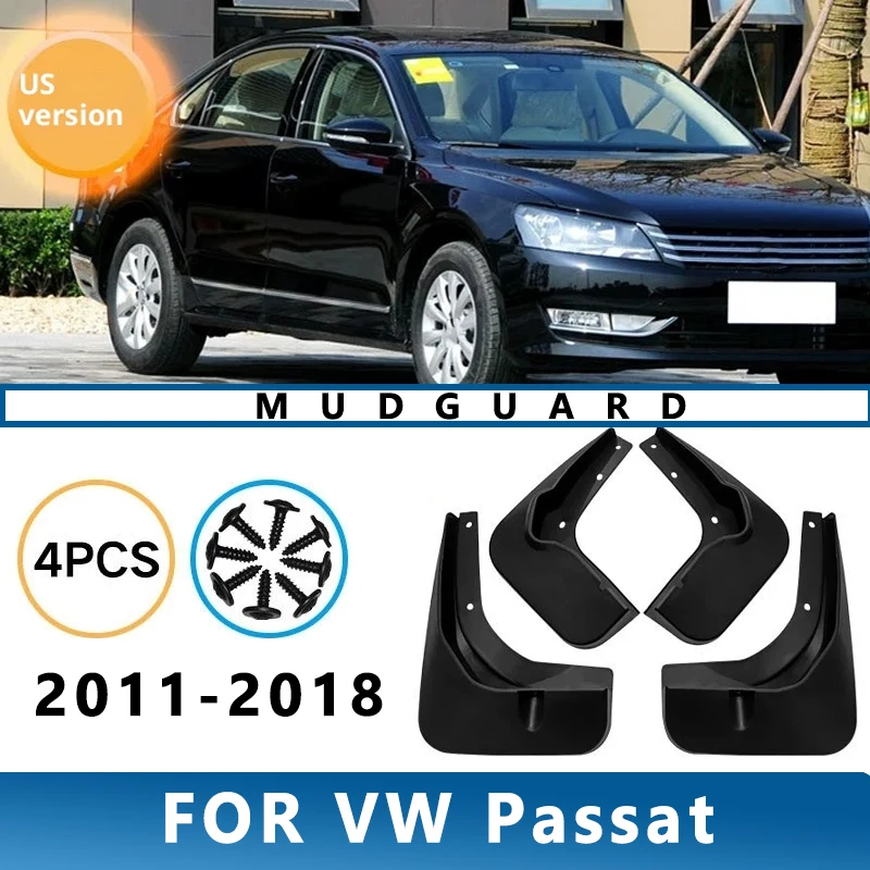 

Mud Flaps Fit for Volkswagen Passat 2011-2018 2012 2013 2014 Mudguards Tire Fenders Splash Proof Accessories Wheel Guards 4ps