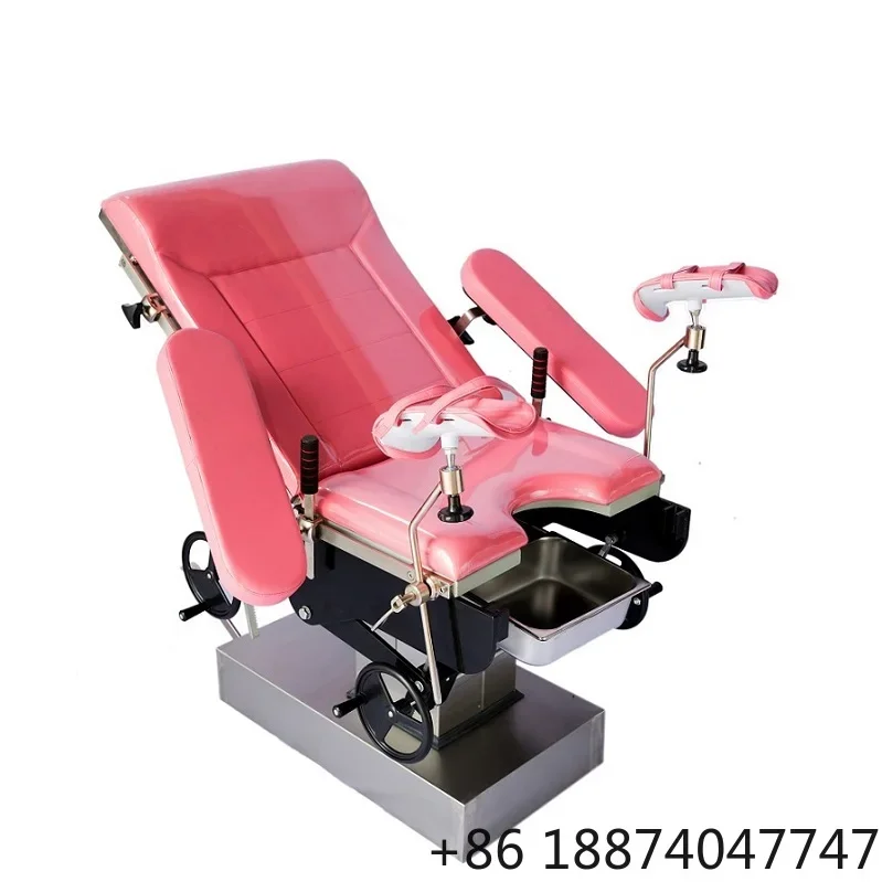 

Stainless Steel Manual Maternity Delivery Bed Hydraulic Gynecological Exam Bed