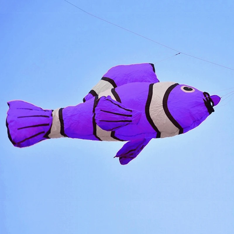 Envío Gratis, colgante de pipas grandes de pescado, tela de pipas suaves de nailon ripstop, juguetes para exteriores, carrete de pipa voladora, cortavientos, paracaídas de ventas