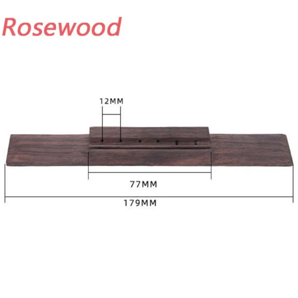 Rosewood Acoustic Guitar Bridge Pins Lower Wood Saddle Nut Sets Rosewood Upper Guitar Code Wood Guitar Saddle Bridge