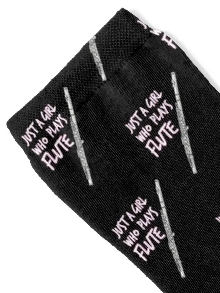 Just A Girl Who Plays Flute Female Flutist Socks funny gifts Heating sock Luxury Woman Socks Men's