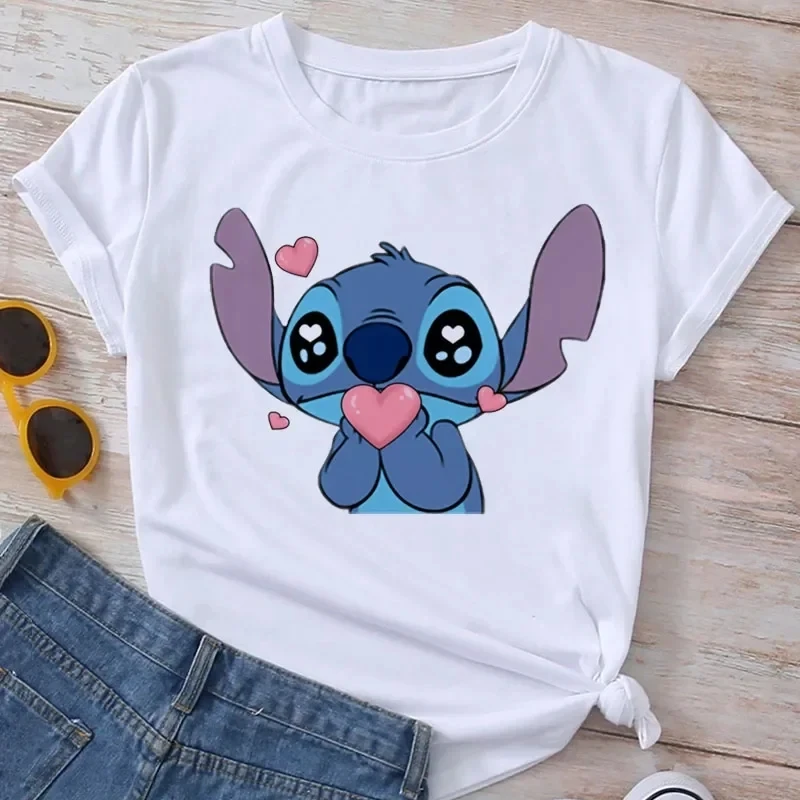 

Лето 2022, женская футболка Disney Kawaii Lion, уличная одежда в стиле Харадзюку, футболки с короткими рукавами, одежда, милая одежда Y2k, топы, футболки