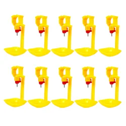 20Pcs Chicken Water Drinking Cups Automatic Chicken Water Nipple Drinker Nipple Drinker for Quail Nipple Drinkers for Chickens