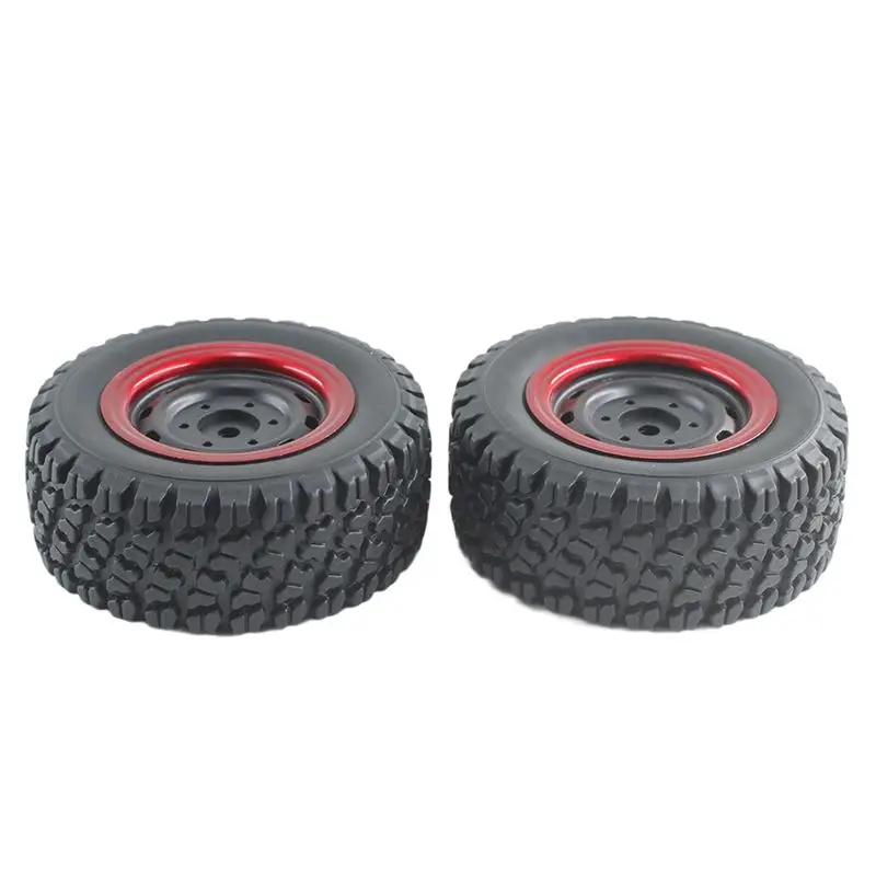 B05C-2PCS Rubber Tire Wheel RC Replacement Parts Easy Install For SCY 16103 16103PRO RC Car