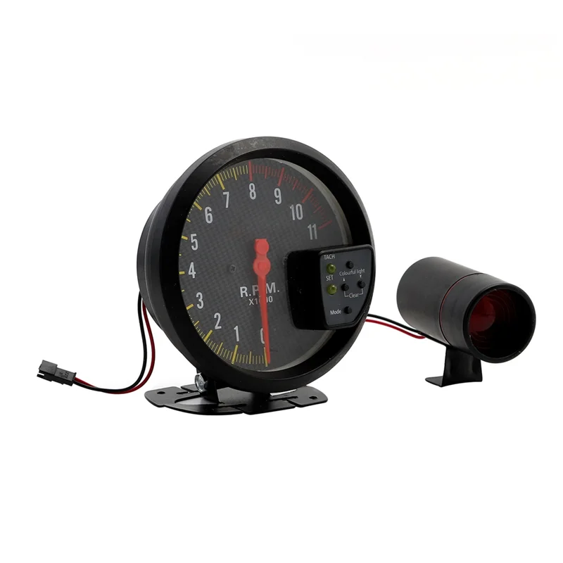 

5 Inch Car RPM 11000K Tachometer Gauge 7 Colors 12V Automotive Modified Electronic Instrument Universal