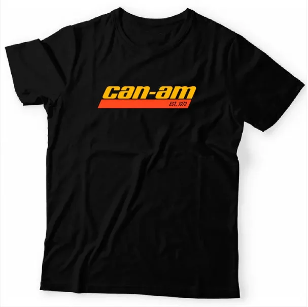 

2025 Short-sleeved Male Instagram Trendy T-shirt, Bombardier BRP Motorcycle Riding and Modification Enthusiast, Short-sleeved