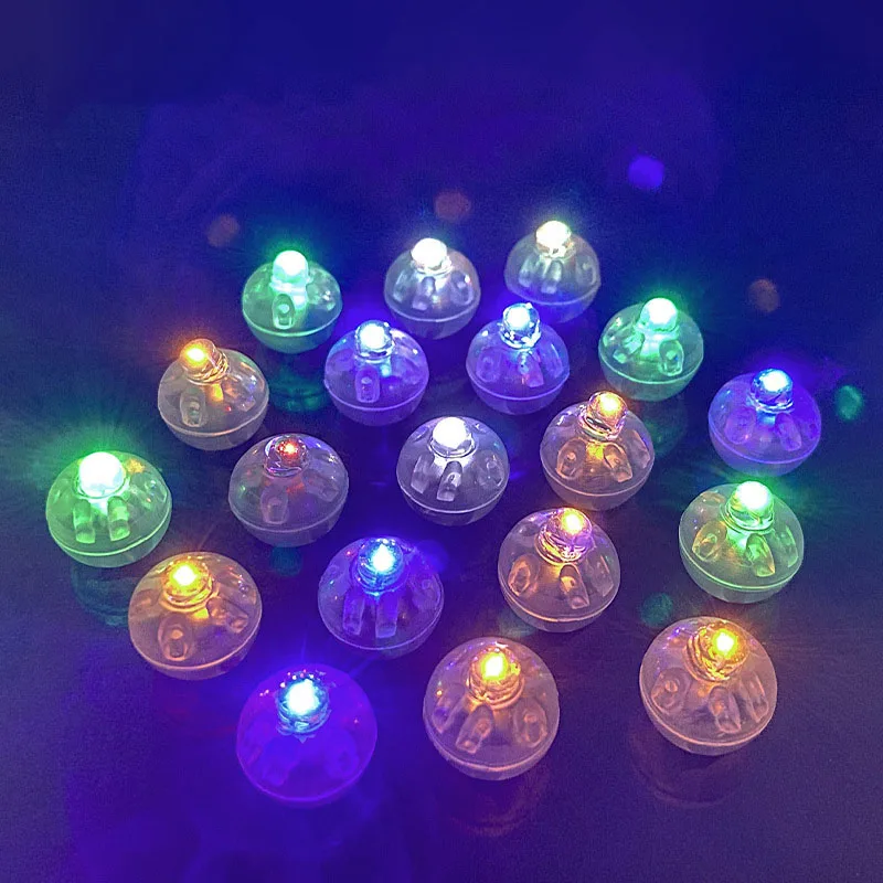 30 pieces/batch LED small ball flashing light balloon light flashing ball color luminous light bar wedding party decoration