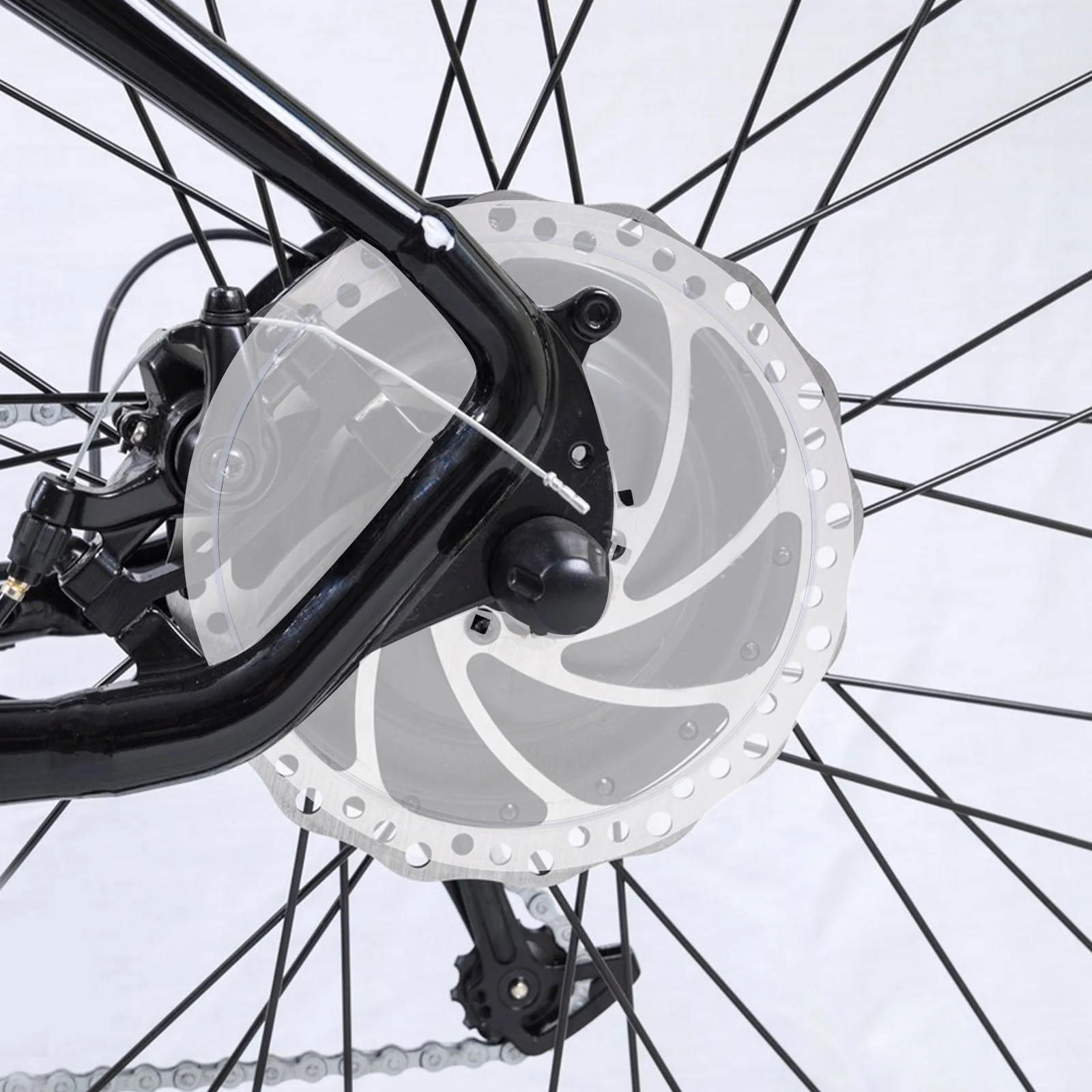 

3Pcs Flywheel Guard for Bicycle Wheel Protection Lightweight Portable Cover for Road Bikes Chain and Disc Guard