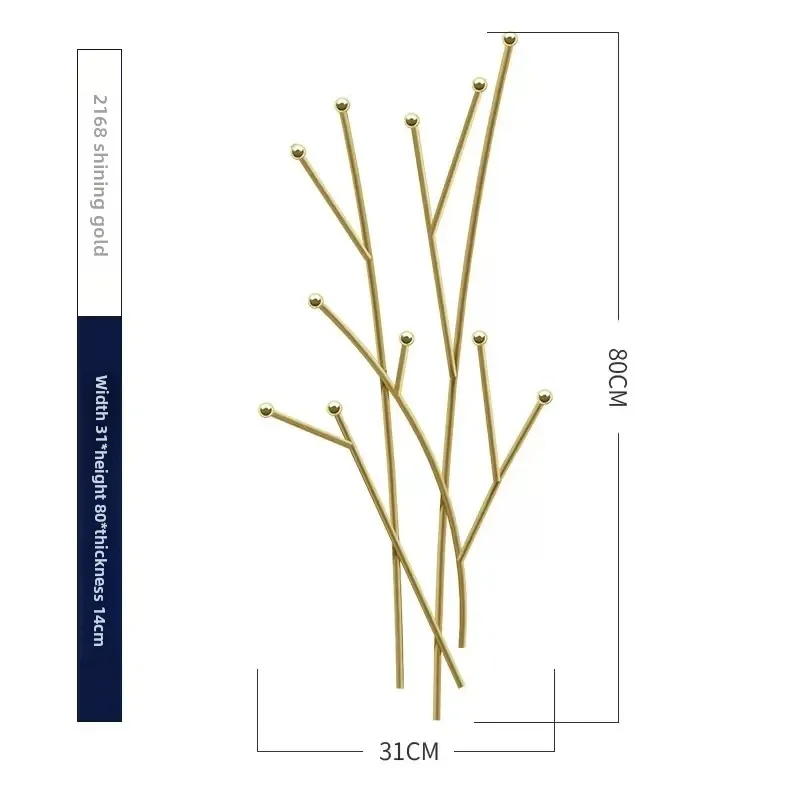 Nordic Light Luxury Entrance Metal Coat Rack Creative Wall Hooks Simple Living Room Bedroom Clothes Hanger Storage Rack