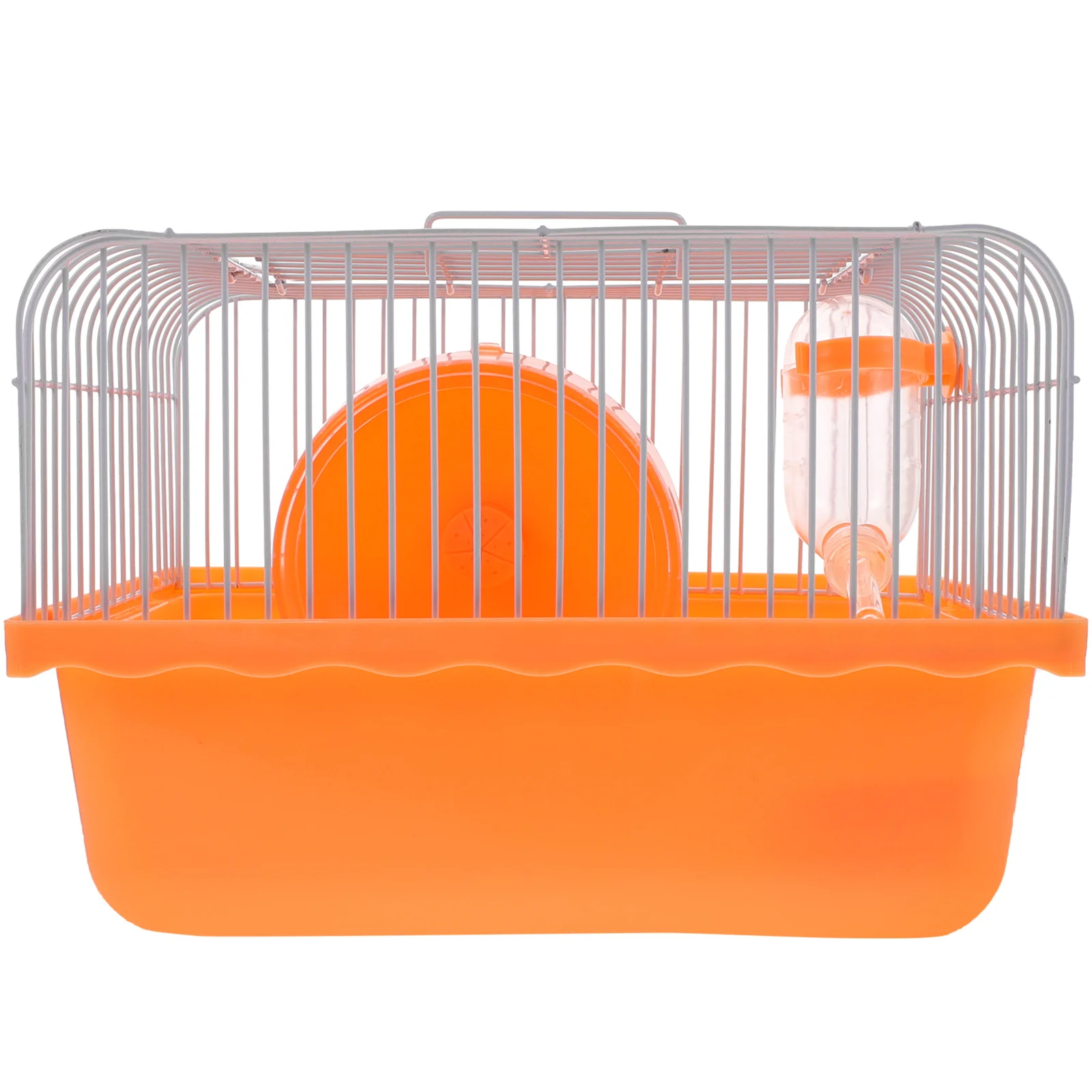 

Hamster Cage Travel Carry Rat Cage Small Pets Supplies Hamster Toy Accessories (Pink) pet cage chinchilla cage