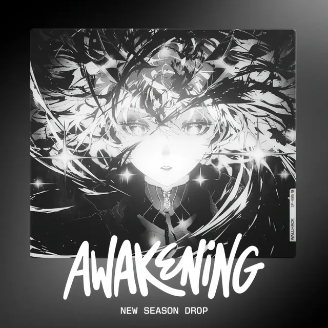 WALLHACK SP-005 Tempered Glass Mouse Pads Awakening SORA Custom