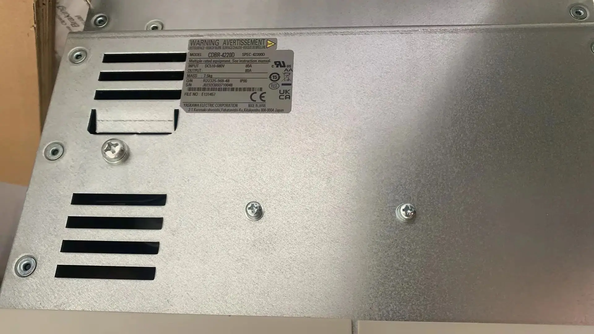 New CDBR-4220D Inverter Brake Unit 12 Months Warranty