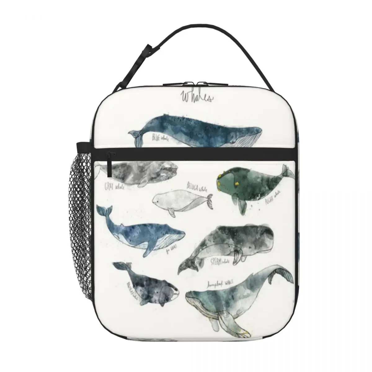 Hot Sale Whales Outdoor Style Waterproof Lunch Bag Yard Party Lightweight Lunch Bag