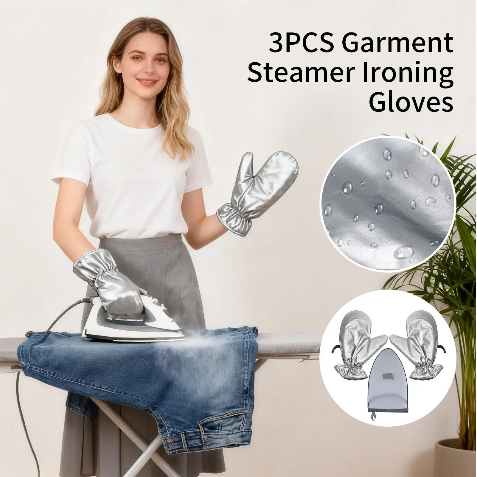 

Ironing Gloves Heatproof Steamer Accessories Garment Steamer Glove For Men Women Boys Girls Teens Grandma Grandpa Wife Husband