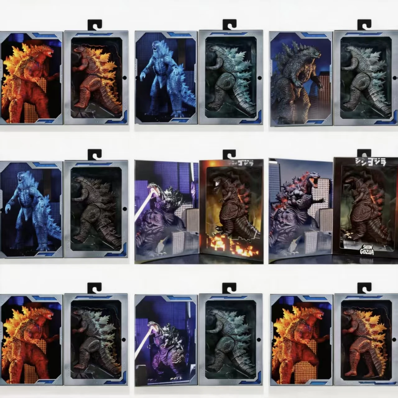 Figura de Acción Articulada de 7 Pulgadas de Godzilla, Versión 1995, NECA Burning Red Lotus