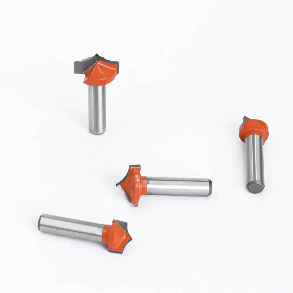 1pc 8mm Shank Solid Carbide Round Point Cut Round Nose Bits Shaker Cutters Tools Woodworking Milling Cutter For Wood MC02044