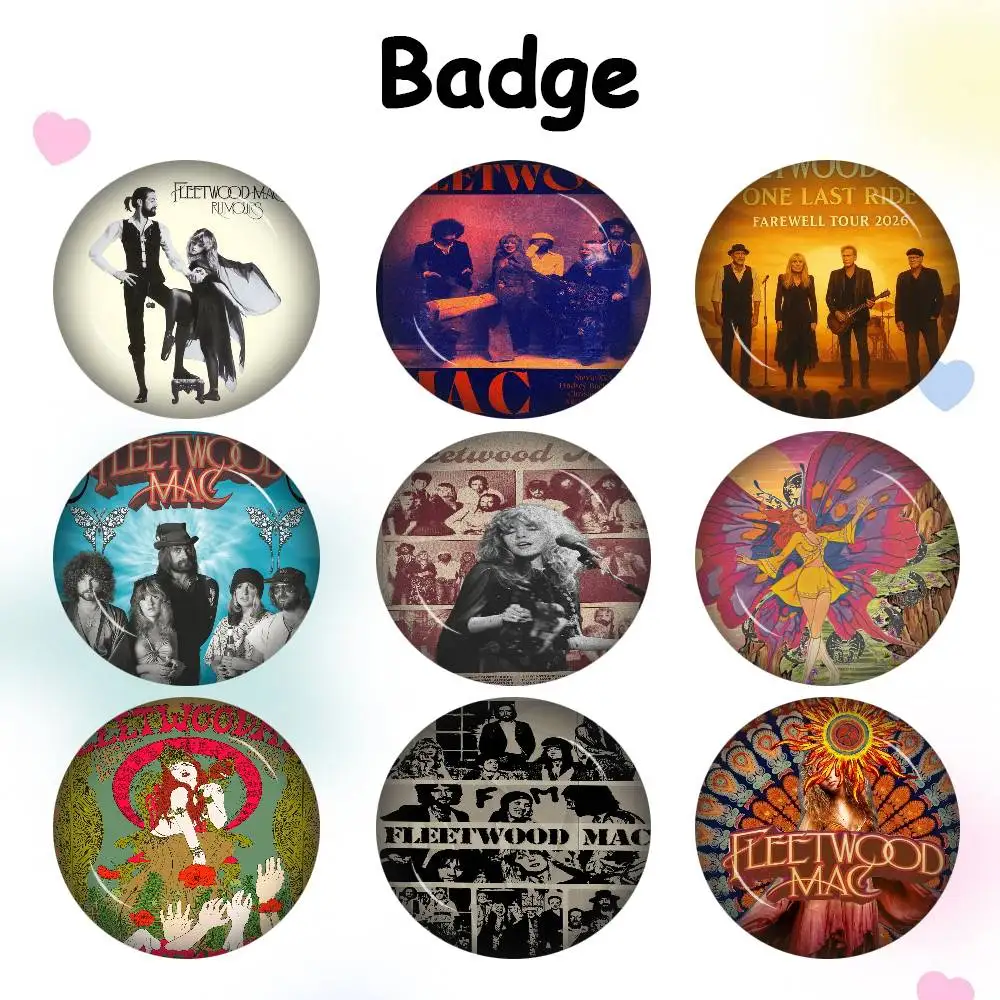 70s Rock Band Fleetwood Mac Music Album New Brooches Soft Button Pin Funny Silly Gnarpy On A Skateboard Meme Badge Gamer Gifts