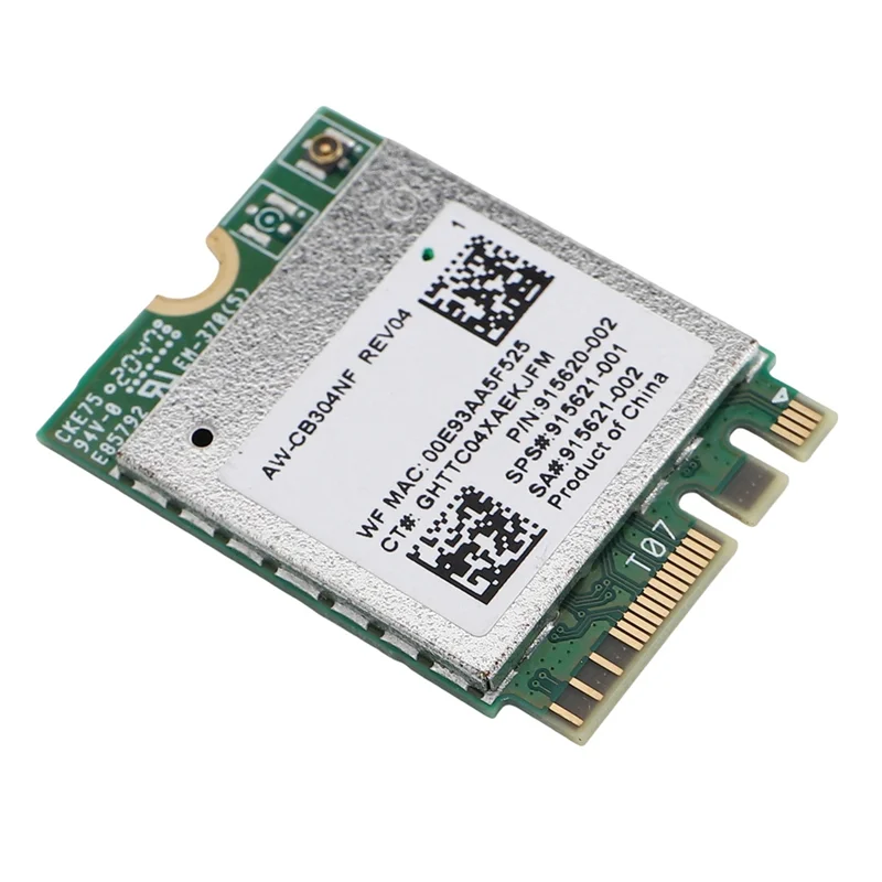 

ABRJ-AW-CB304NF RTL8821CE Wifi Card+ 2X10DB Antenna Kit 2.4G/5Ghz Bluetooth4.2 433Mbps 802.11AC Wireless Module For Laptop IPC