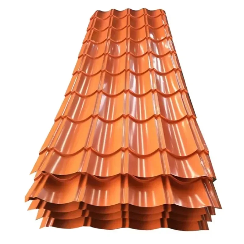 

Corrugated steel roofing tiles galvanized painted metal sheet
