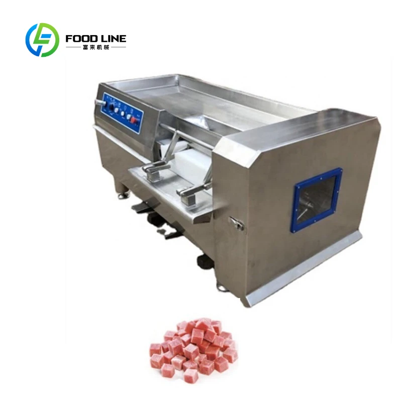Commercial Meat Dicer Machine/Frozen Meat Dice Cutting Machine/Chicken Beef Pork Cube Cutter for Sale