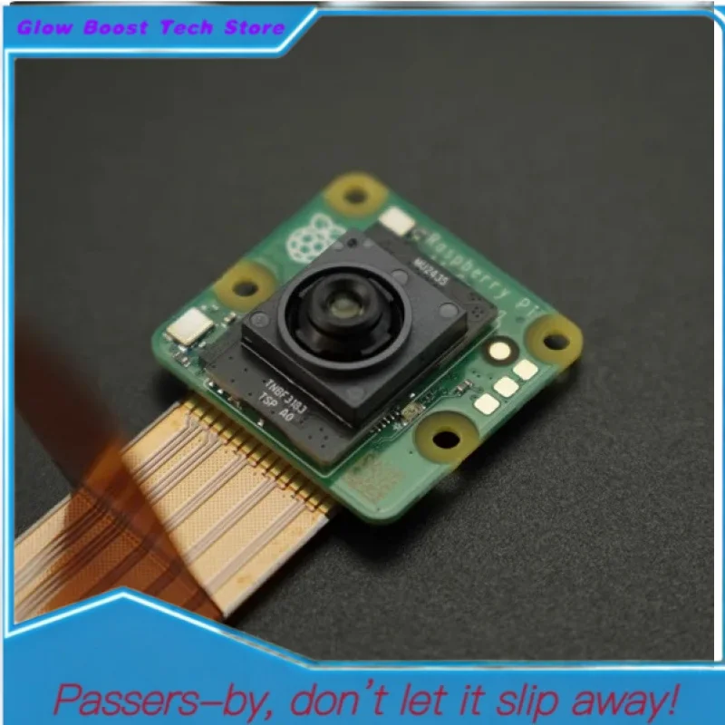 

Светящаяся камера Raspberry Pi AI с датчиком IMX500 | 12 МП | Встроенное нейронное ускорение | Поддерживает Тензор