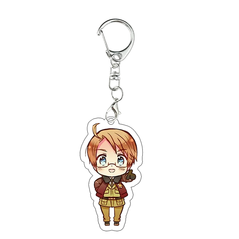 Hetalia Axis Powers Acryl-Schlüsselanhänger Frankreich Amerika Russland Kawaii Deko-Accessoires Schlüsselring Schultaschenanhänger Geschenke – Detail 16
