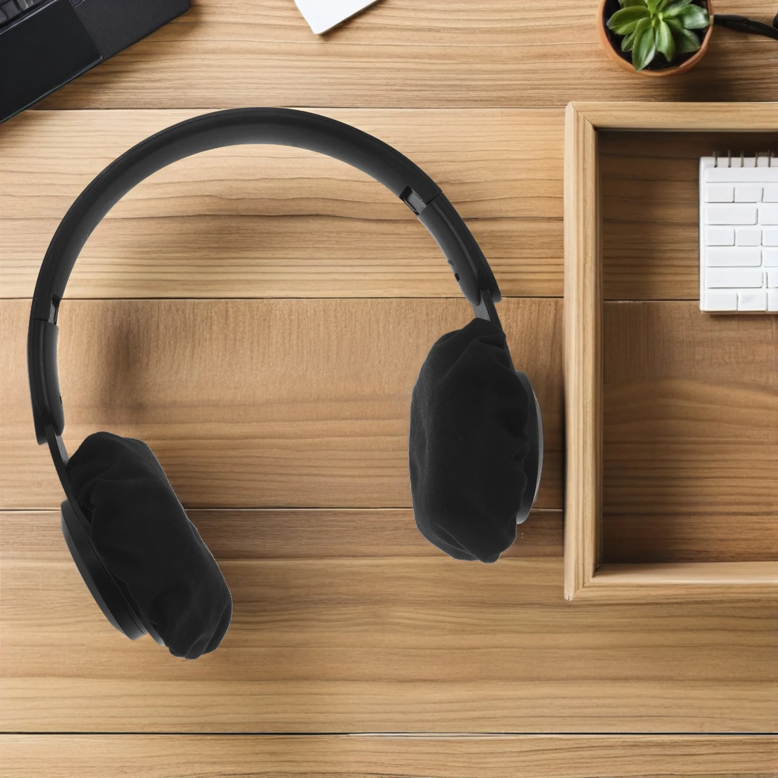 

10Pcs Earphone Dust Covers Stretchable Washable Headphone Ear Pads Covers Replacement Soft Protective Cover for Gym Gaming